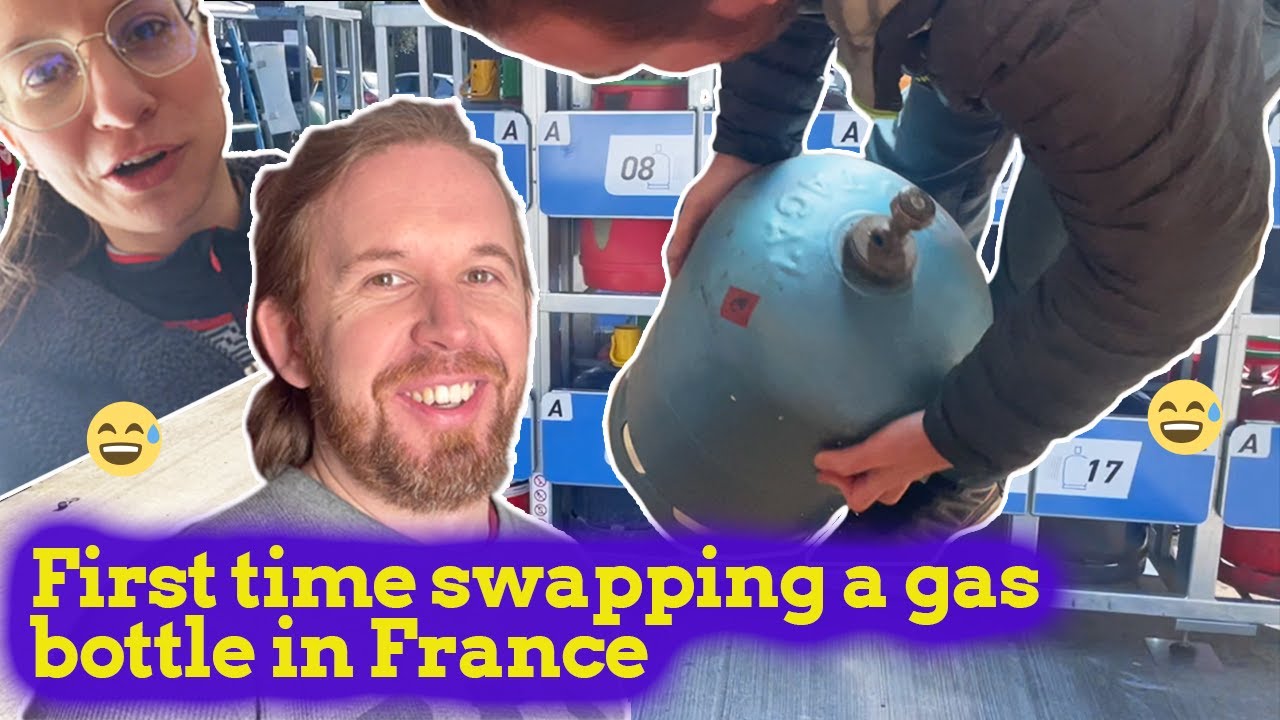 How to REFILL a GAS BOTTLE in France: life in RURAL FRANCE
