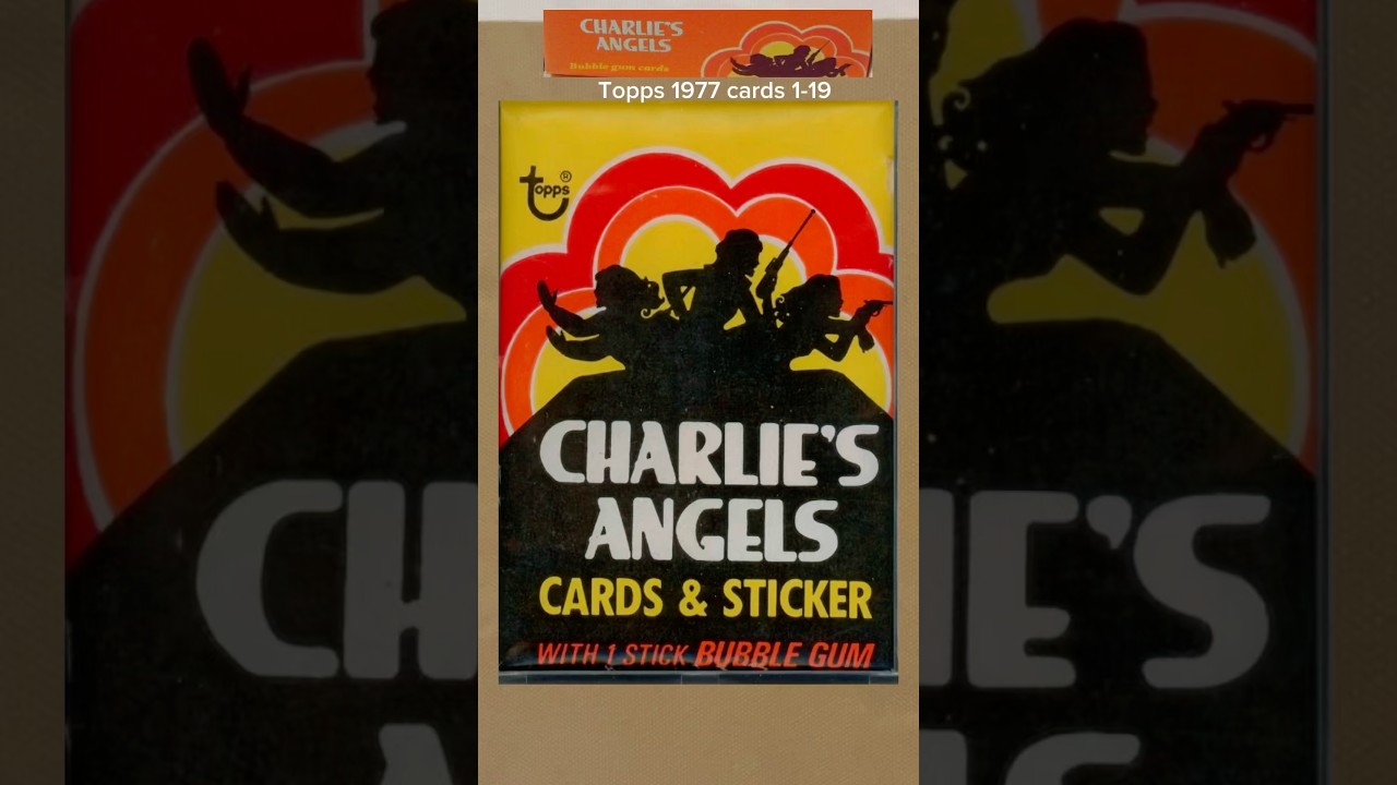 1977 topps Charlie’s Angels trading cards #1977 #topps #70s #￼nostalgia #tvshow #FarrahFawcett #77