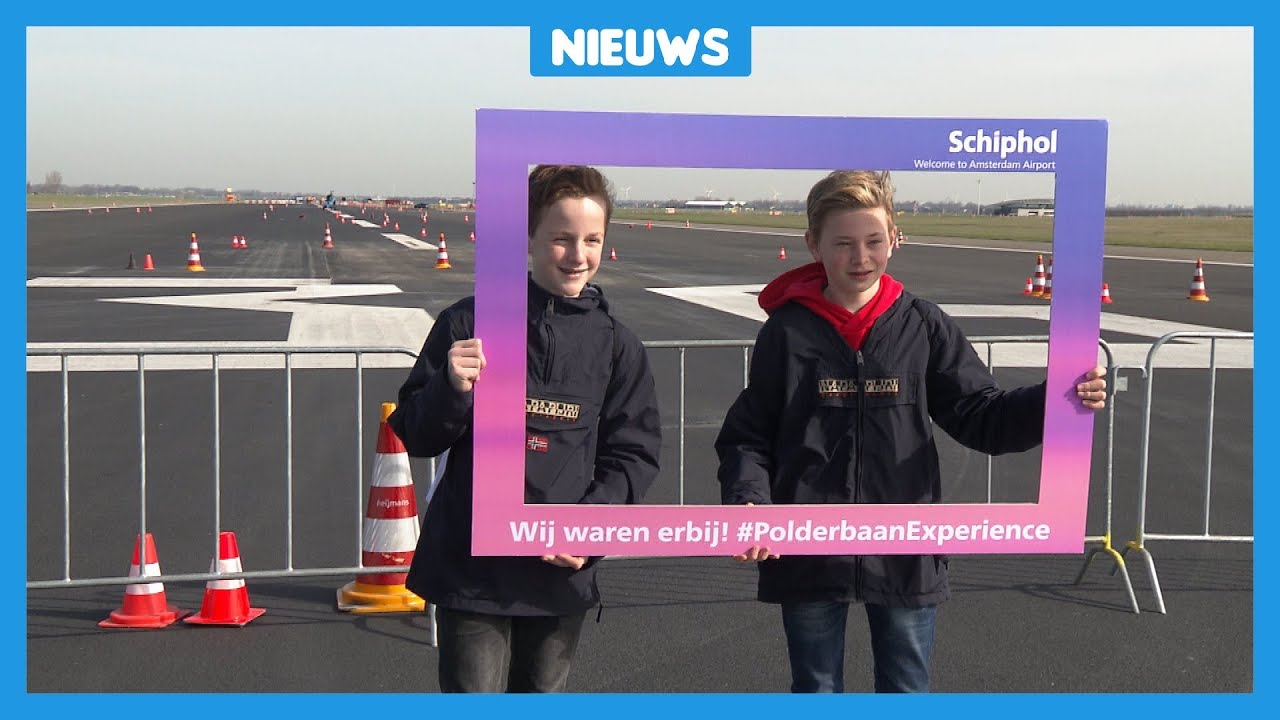 Kinderen krijgen rondleiding op Schiphol vanwege extra lawaai