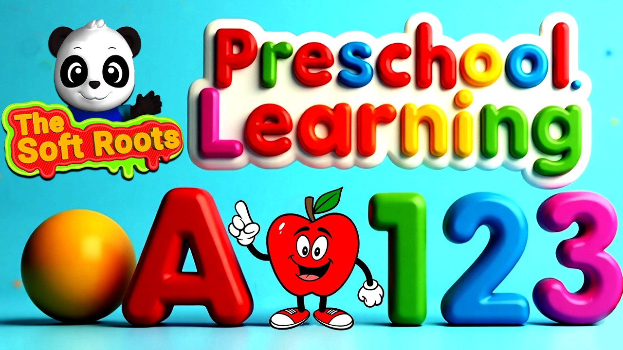 Preschool Learning activities for 3 year olds at home | Learn ABC Phonics Shapes Numbers Colors 🌈