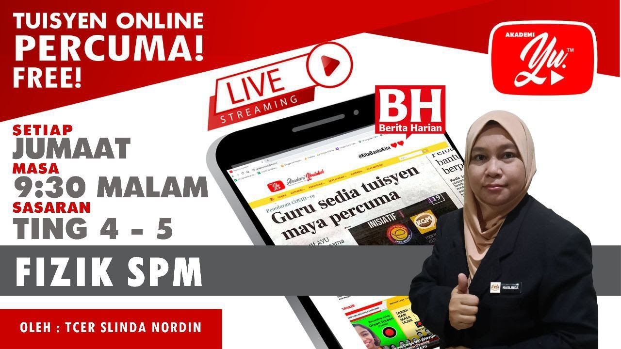 🔴 [LIVE] FIZIK TING 4, BAB 1 PENGUKURAN OLEH TCER SLINDANORDIN #52 #TUISYENPERCUMA