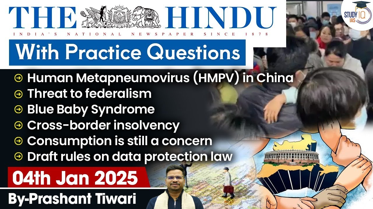 The Hindu Analysis | 4th January 2025 | The Hindu NewsPaper Today With Practice Questions