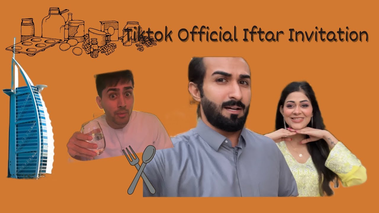 Tiktok official invited us at Iftar❤️ | Roman Khan| Zoya Diksha