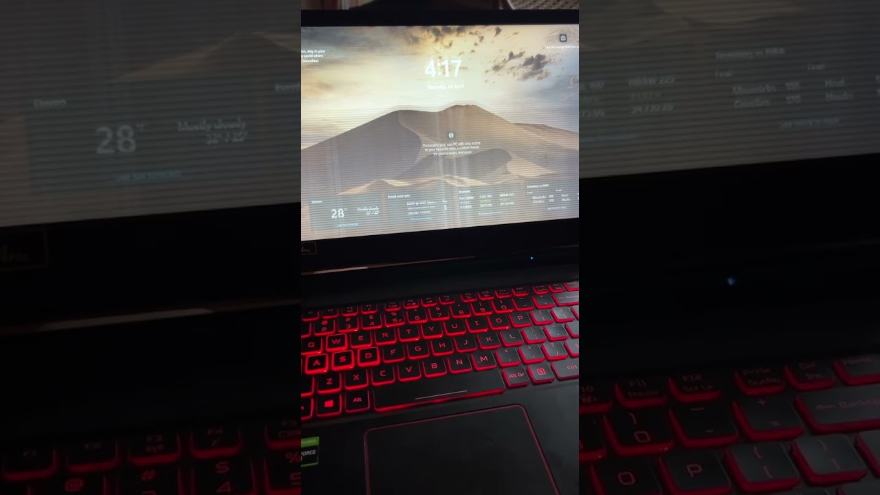 ACER NITRO 5 Screen Problem help