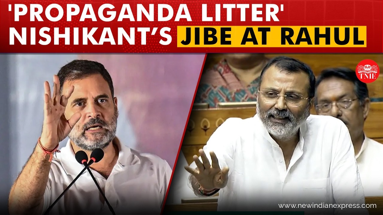 Nishikant Dubey brings up history to slam opposition