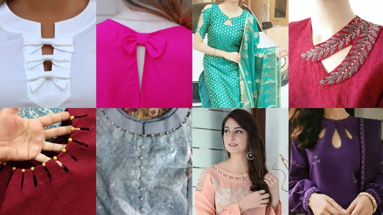 Top 30+neckline design for summer dresses,,laces neckline design,,, stylish and beautiful neckline