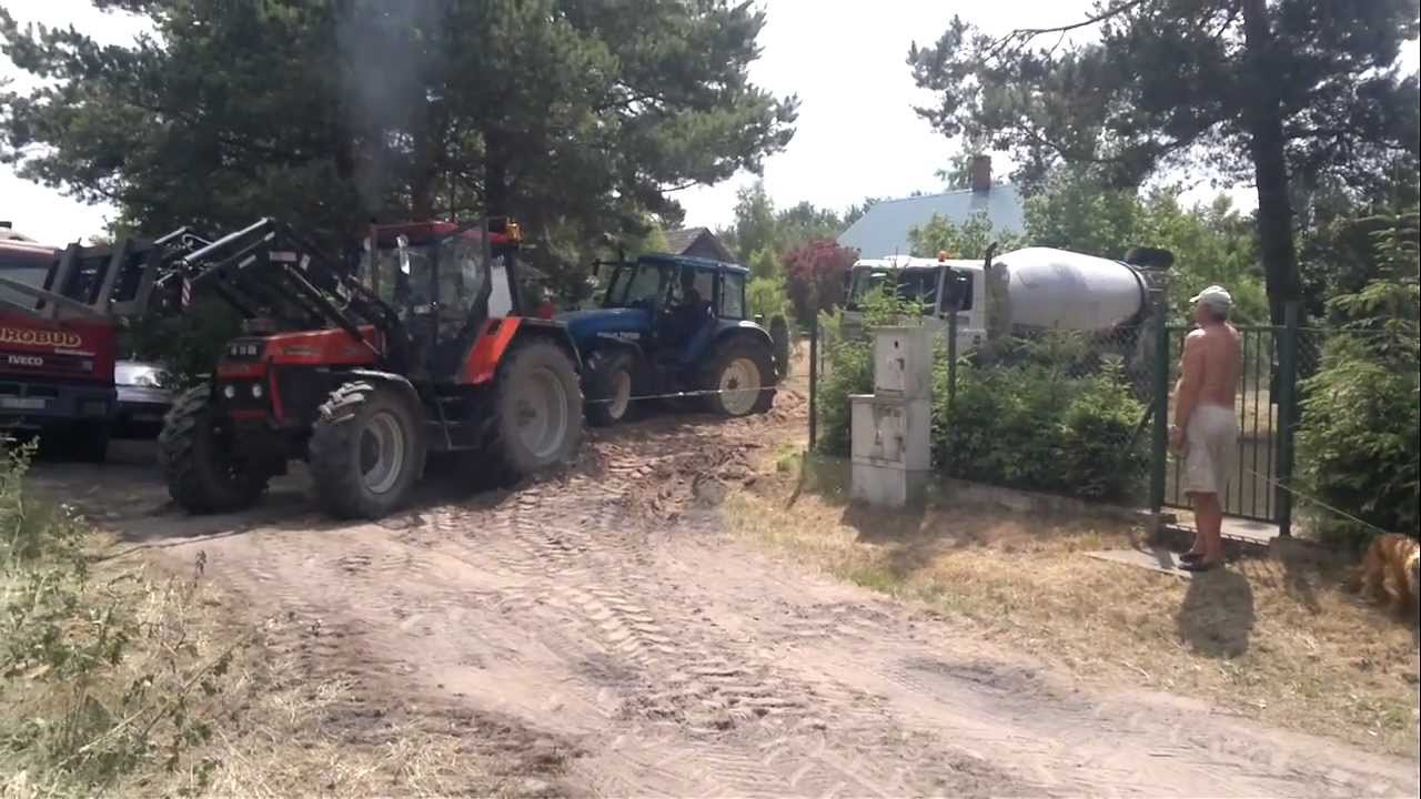 ursus 1634 & new holland wyciąganie 35ton