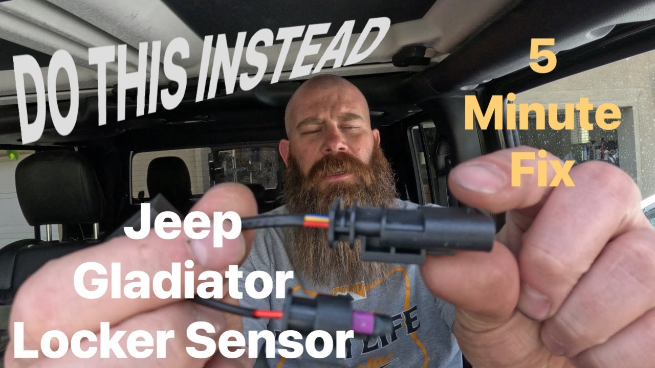 DIY Fix: Jeep Gladiator Faulty Service Locker Sensor