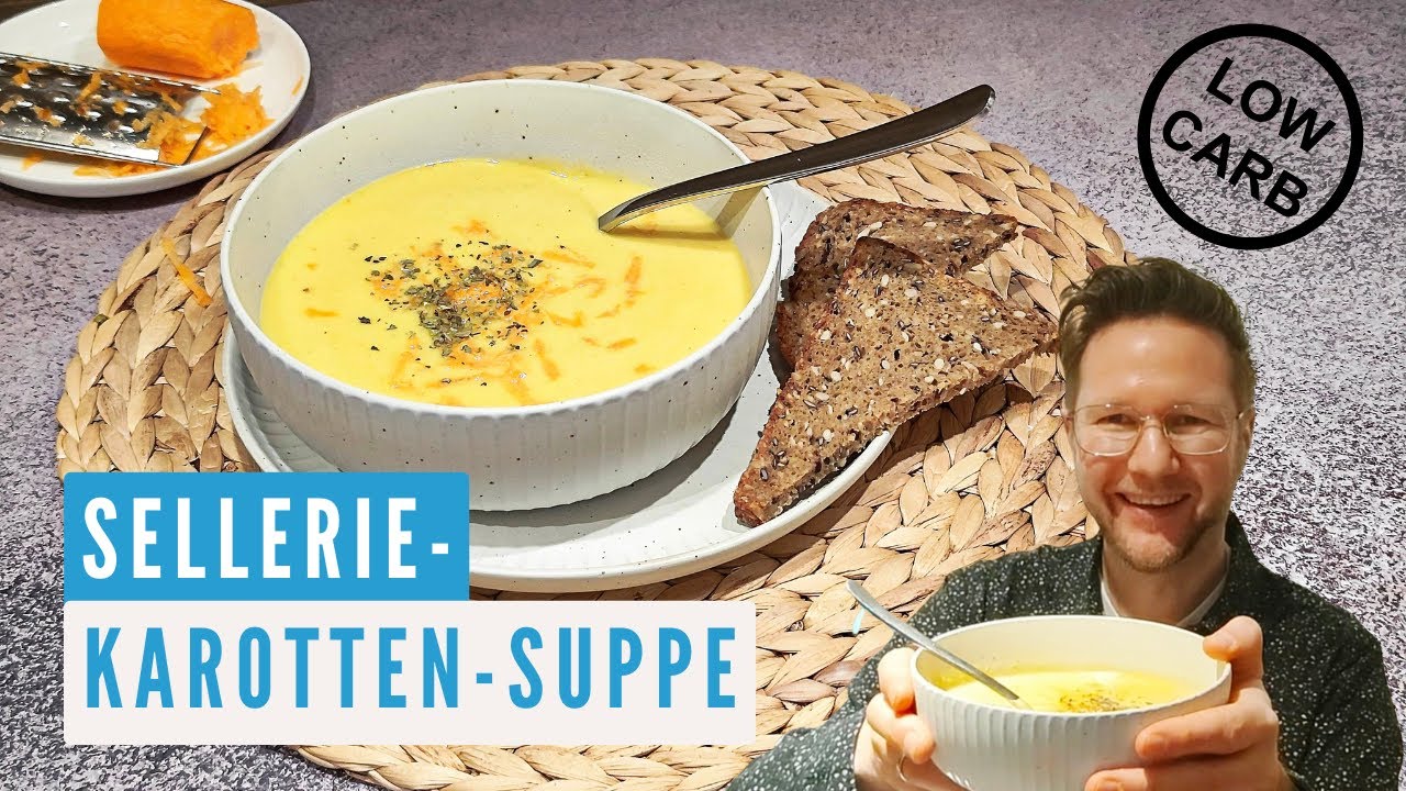 Cremige Low Carb Sellerie - Karotten - Suppe aus dem Thermomix® Einfach und lecker