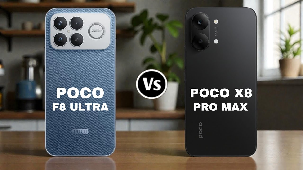 Poco F8 Ultra 5G Vs Poco X8 Pro Max 5G 