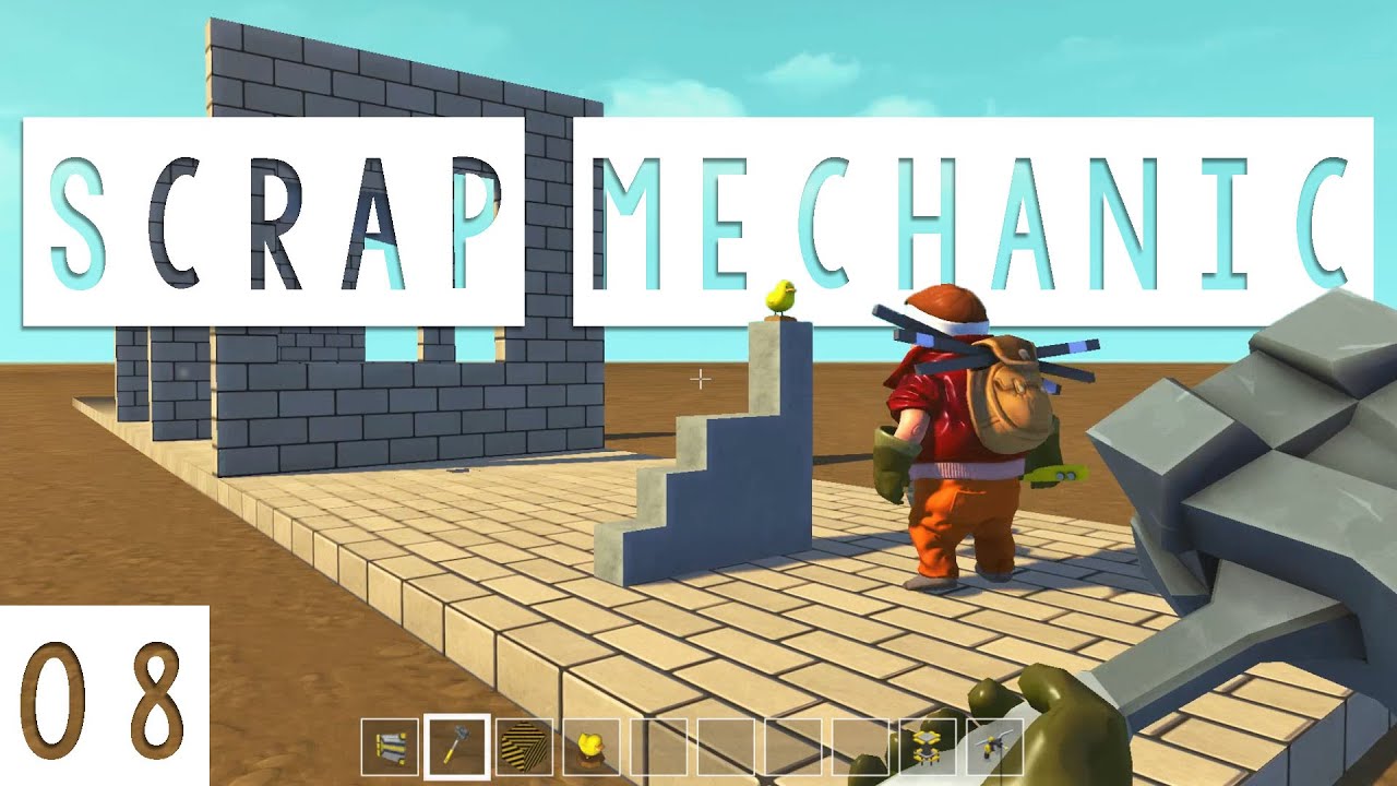 Scrap Mechanic Gameplay - #08 - Ducky Mini Golf! - Let's Play