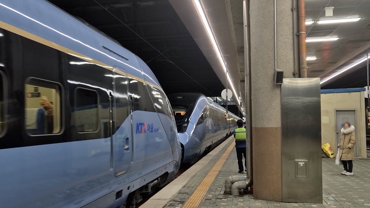 [철도풍경] 청량리역 KTX-이음 714(중앙선), 820(강릉선) 복합열차 출발