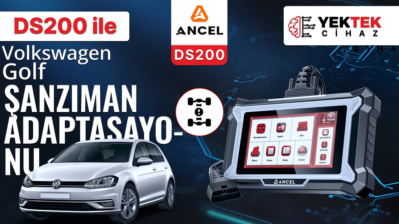 Volkswagen Golf 7.5 DSG Şanzıman Adaptasyonu | Ancel DS200 ile Kalibrasyon