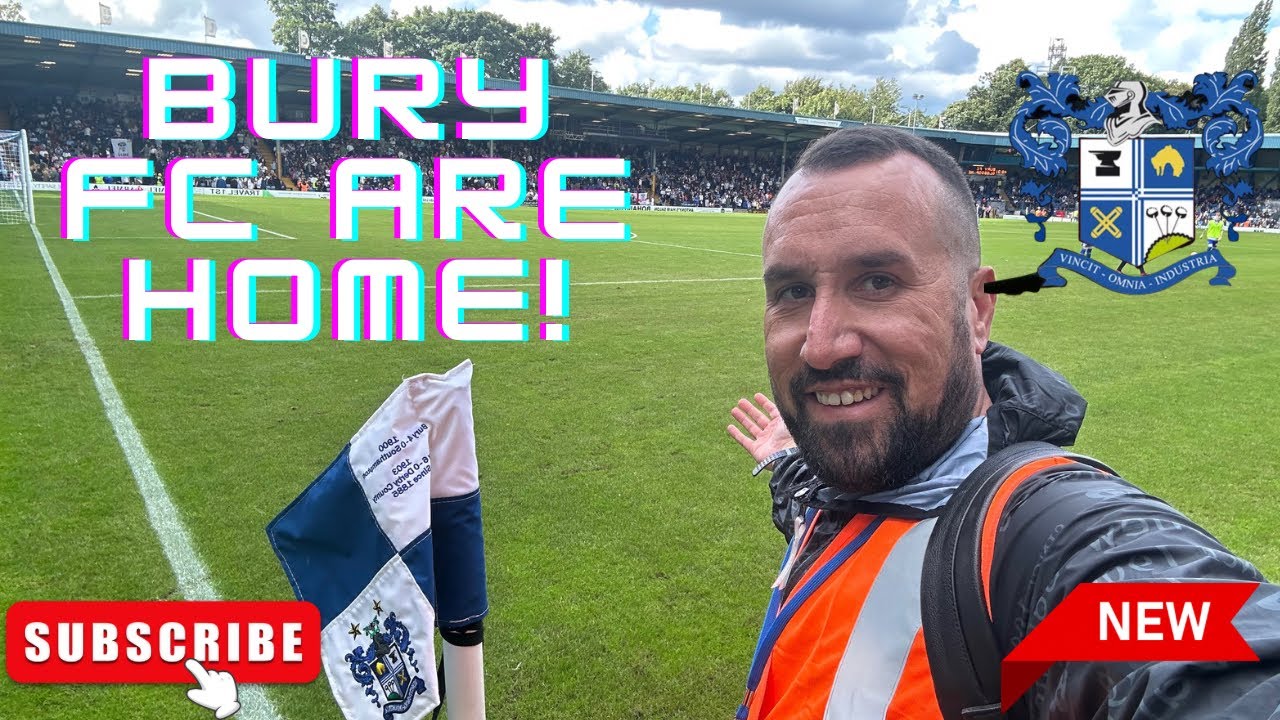 BURY FC FIRST LEAGUE GAME AT GIGG LANE IN 4 YEARS!! I Was There.
