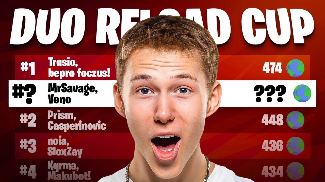 MRSAVAGE PLAYS DUO RELOAD CUP WITH VENO!