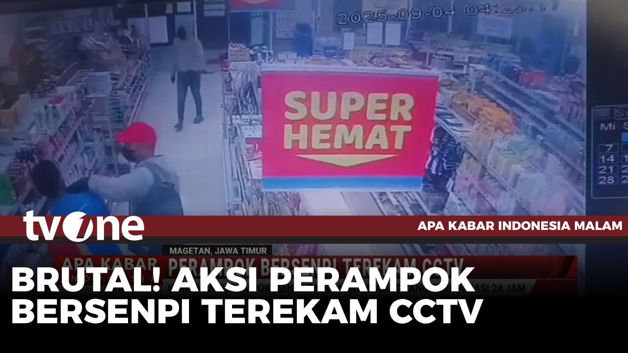 Kawanan Perampok Bersenpi Satroni Minimarket di Magetan | AKIM tvOne