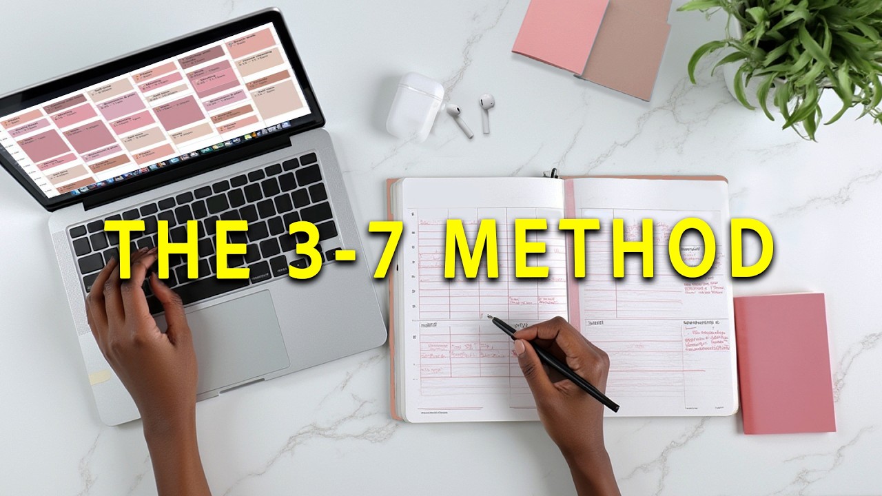 Мой метод 3-7-временного планирования, чтобы ВСЕ СДЕЛАТЬ