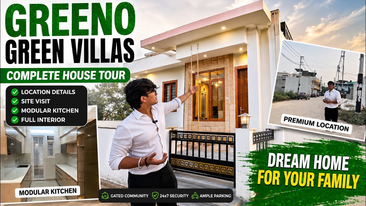 AFFORDABLE DUPLEX VILLA IN GREATER NOIDA WEST | Green Greeno Villas | VILLA in Greater Noida West
