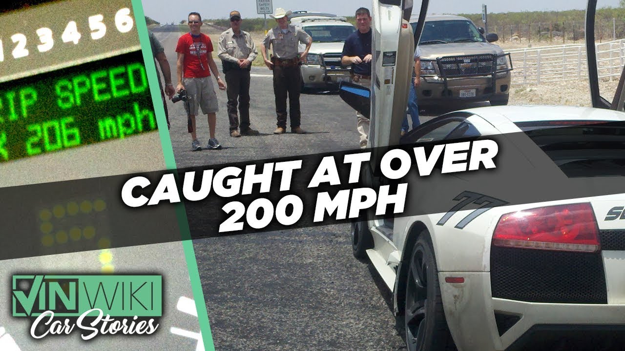 What happens when you get caught going over 200 mph?