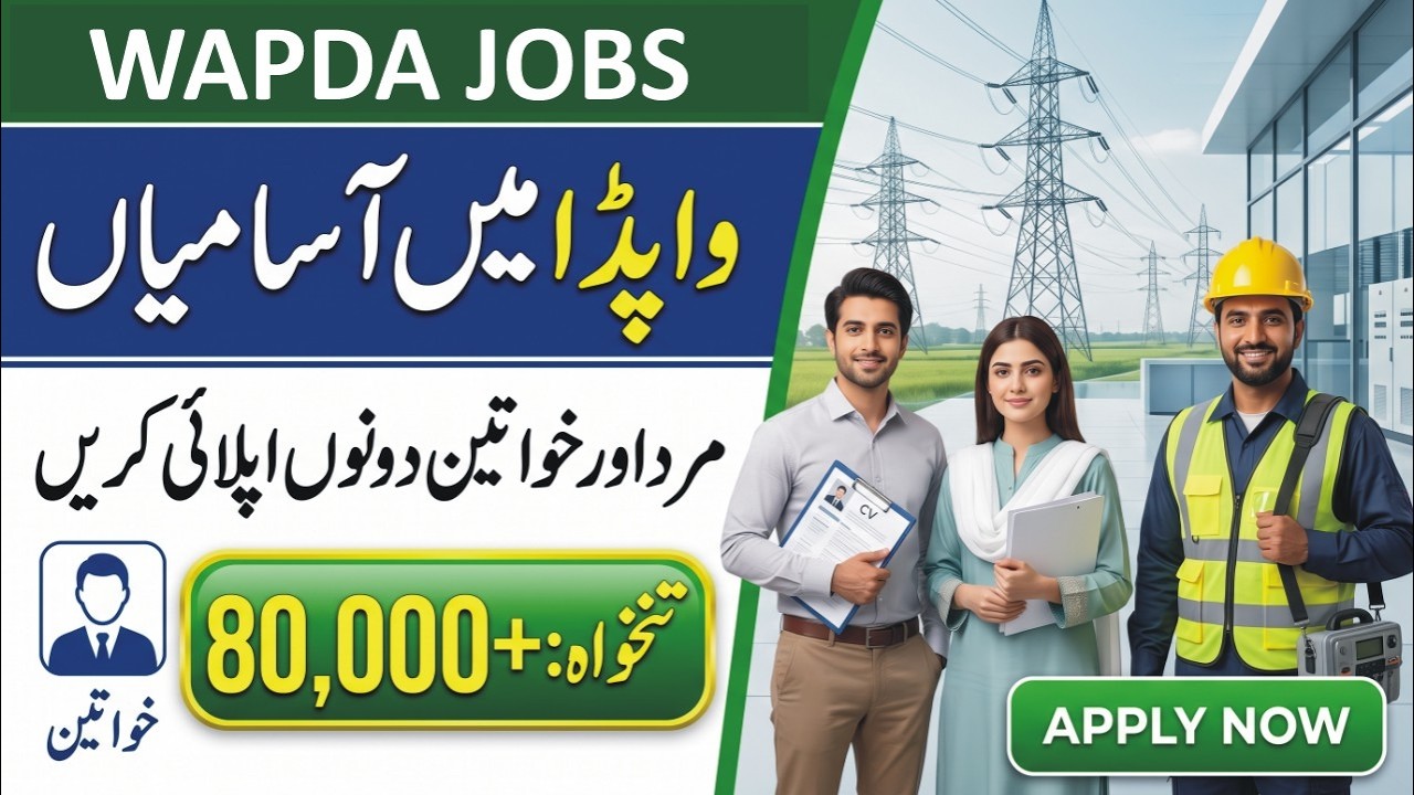 WAPDA Jobs 2026 Apply Online |  PESCO Jobs 2026 | Wapda Jobs How To Apply |PESCO Vacancies Available