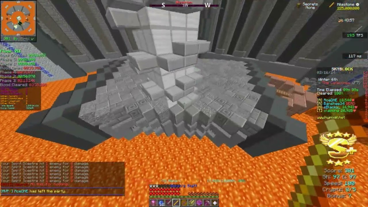 Slightly RNG Carried (Handle in 4 Runs + Implosion in 30) | Hypixel Skyblock