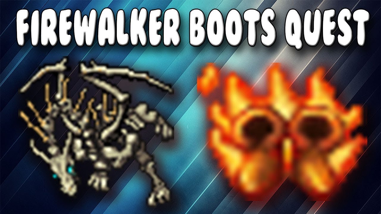 LVL 100+ | FIREWALKER BOOTS QUEST | GUÍA | Tibia