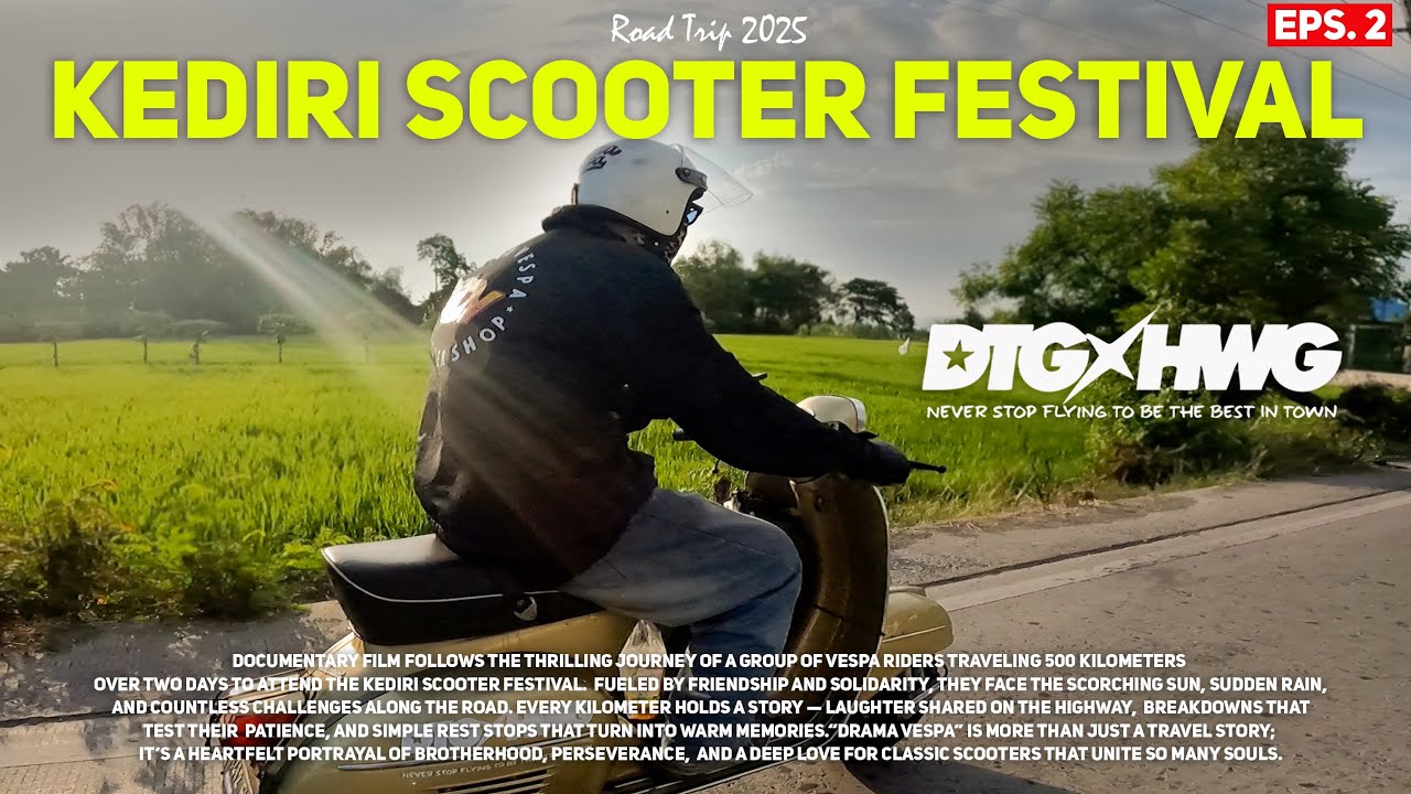 Road to Kediri Scooter Festival 2025 Eps.2: Drama Vespa x Outlet23 x Holywings