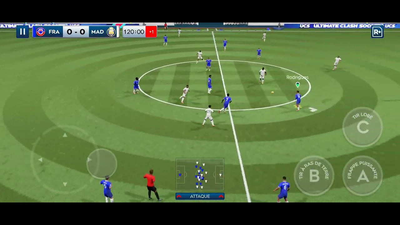 Match Global challenge cup finale entre l'équipe de France et réalMadridtiraubut(France réal Madrid)