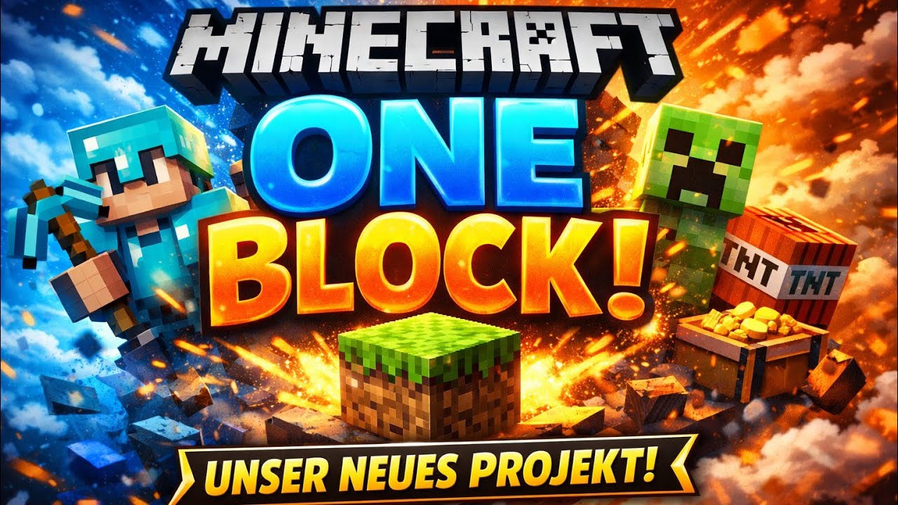 Kann man nur mit EINEM Block überleben😱⁉️ | Minecraft One Block
