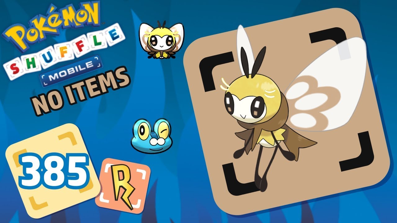 Pokémon Shuffle Mobile | RIBOMBEE + Froakie Cómplice [WINK] (No items)