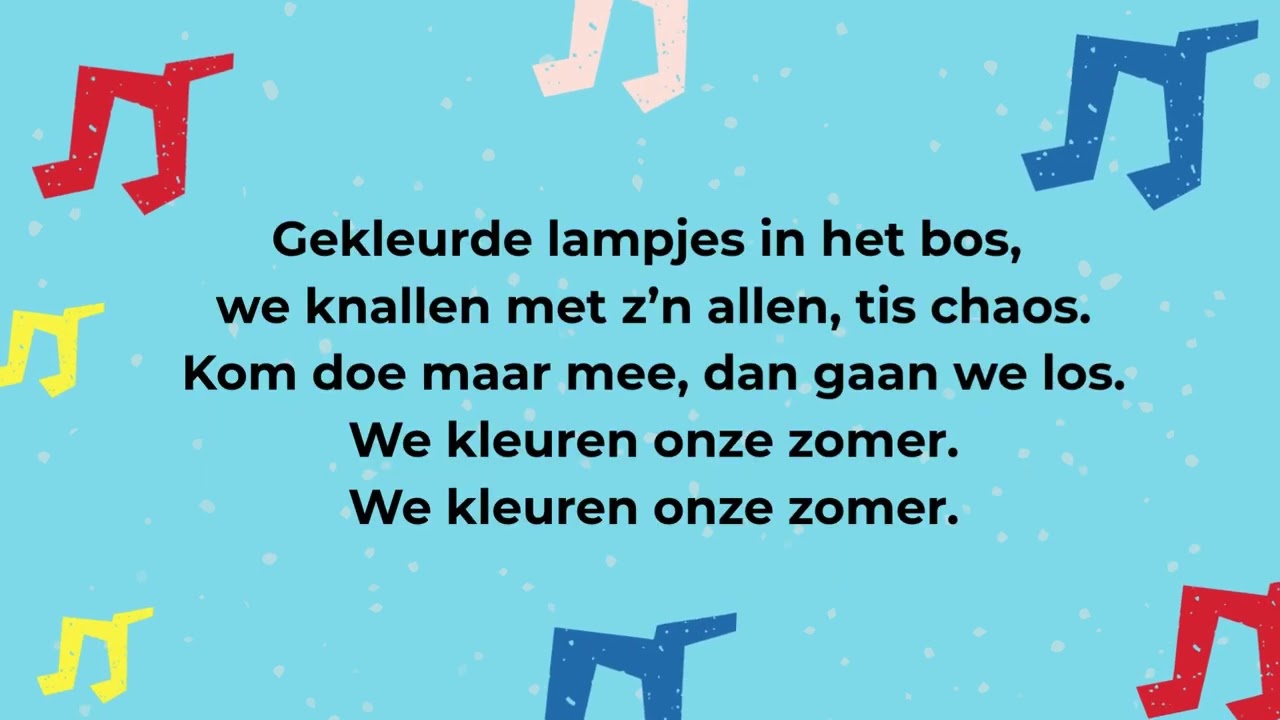ZOKA2025 - Kamplied - SummerMoves Zomerkampen: Kleurt je zomer!