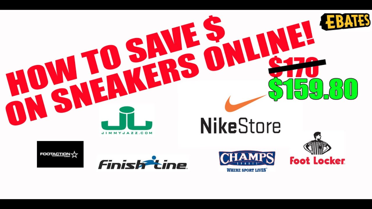 How To Save Money Buying Sneakers On Nikestore / Champs etc! (No Scam! w/ Ebates)