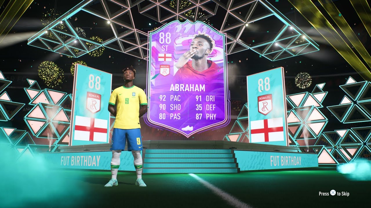 TAMMY ABRAHAM FUT BIRTHDAY PLAYER REVIEW!!! IS THIS OBJECTIVE CARD GOOD??? Fifa 22 Ultimate Team