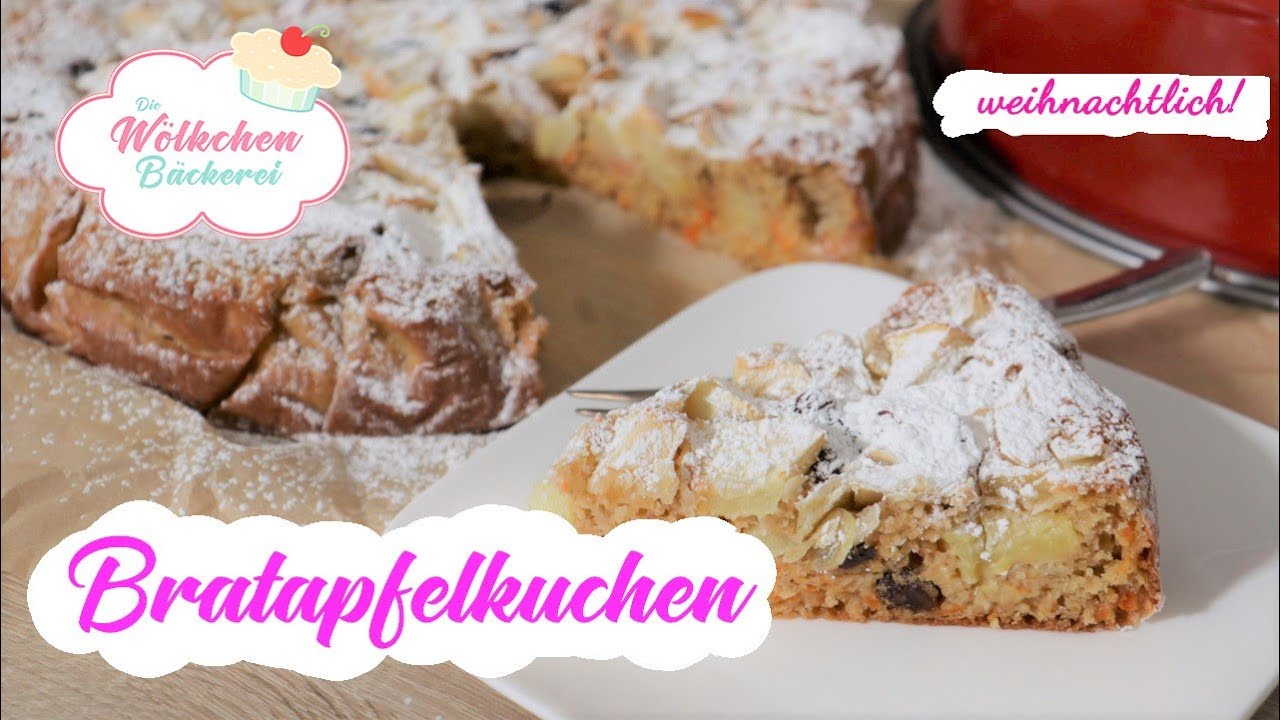 Bratapfelkuchen - kalorienarmes Weihnachtsrezept lecker und einfach! WW