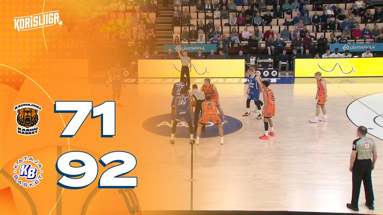 Kataja Basket vs. Kauhajoki - Game Highlights