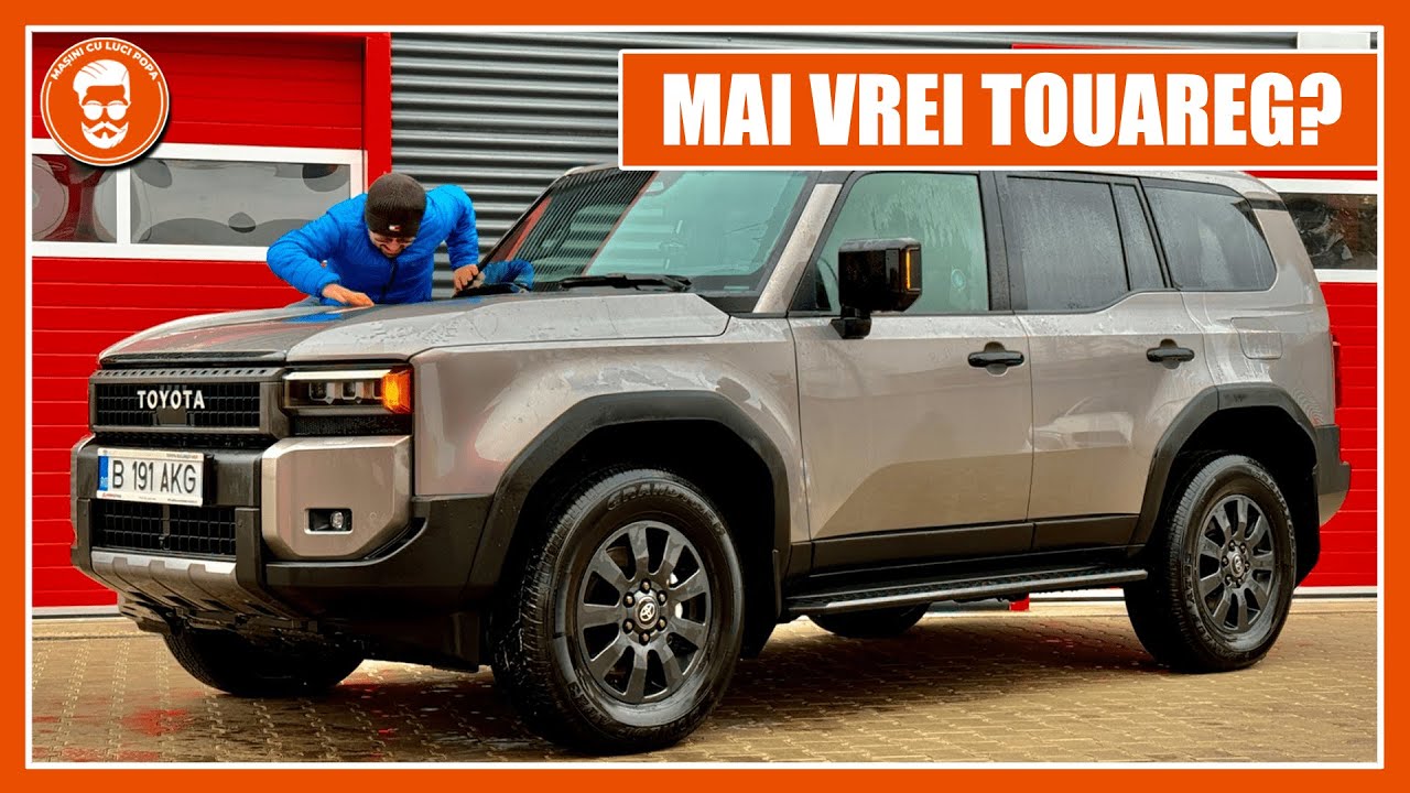 MAI VREI TOUAREG? Noua TOYOTA LAND CRUISER 2025 2.8 DIESEL este un 4x4 ADEVĂRAT & ia SUB 10 l/100 km