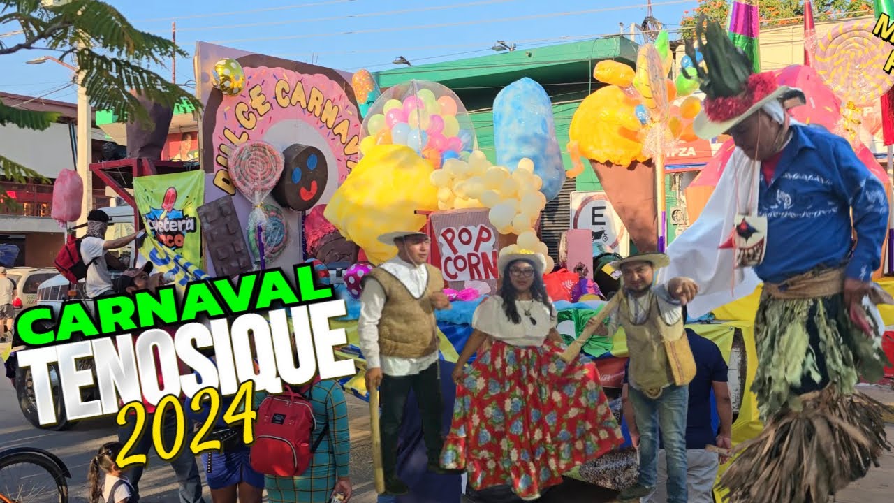 Asi se vivío el CARNAVAL de TENOSIQUE, TABASCO 2024 | La Danza del Pochó en #tenosique