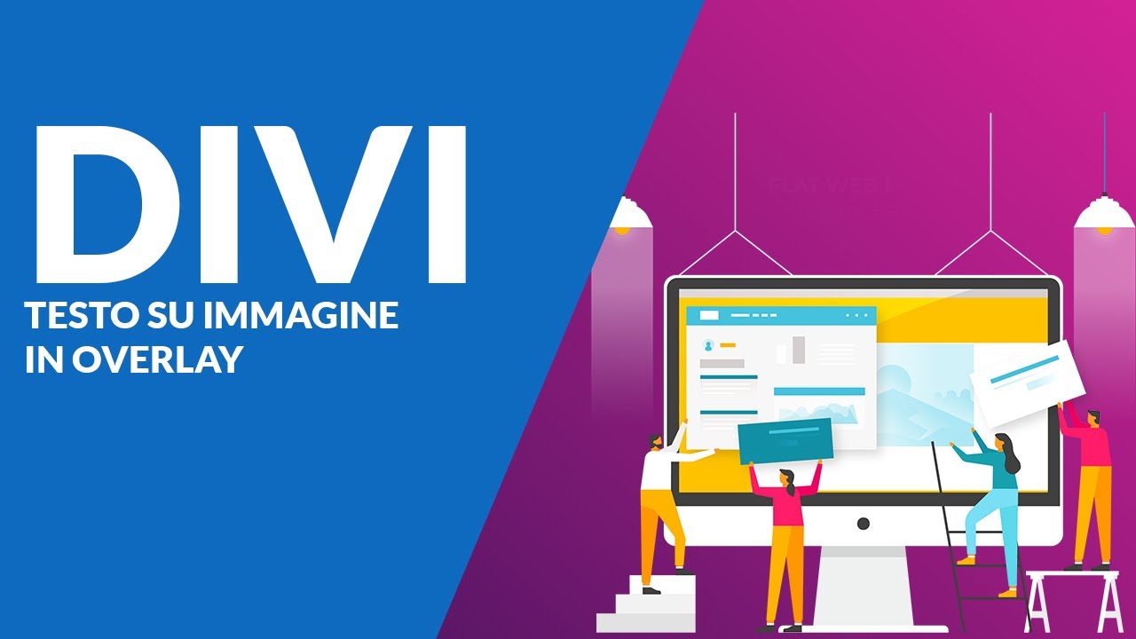 Divi Tutorial: Testo su immagine in overlay