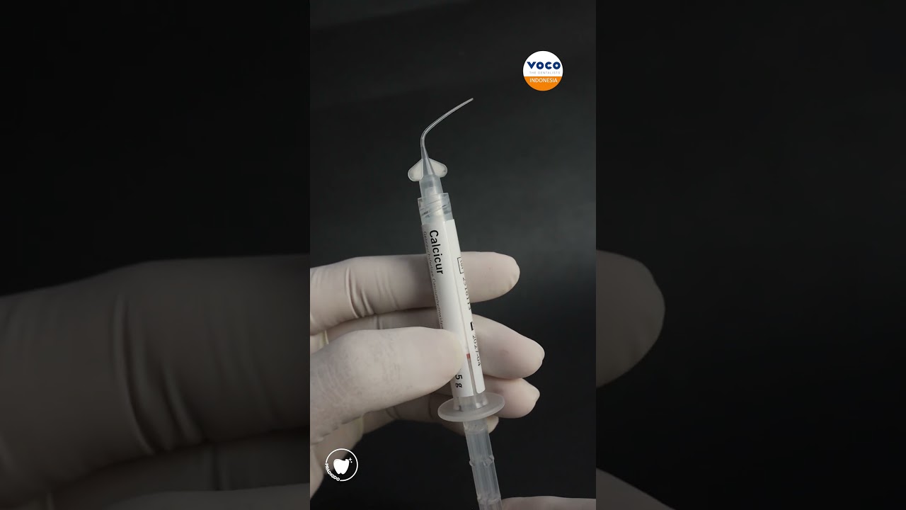 Calcicur Calcium Hydroxide (Water Base) as Root Canal Dressing in Endodontics Treatment ǀ VOCO