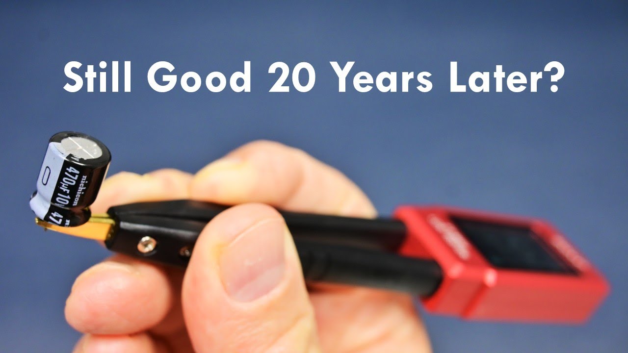 20-Year-Old Capacitors — They Look Fine, But Do They Still Work? Featuring ZOYI ZT-MD2 Tweezers