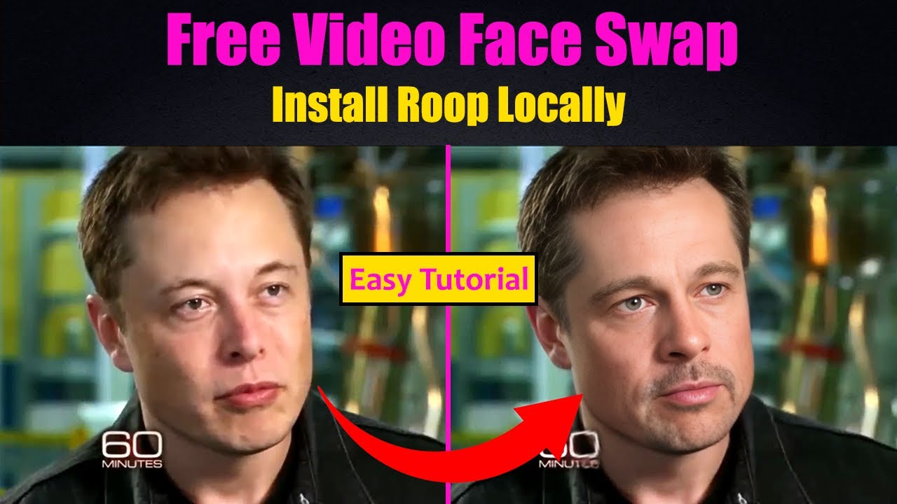 Roop Local Install | Face Swap Any Video with FREE AI Tool (Deepfakes) | Face Swap Video App