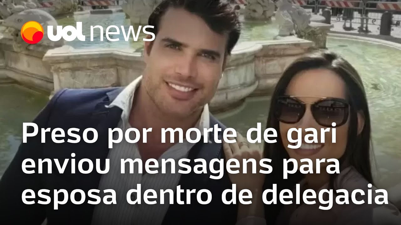 Homem que matou gari enviou mensagens para a esposa de dentro da delegacia, após ter sido preso