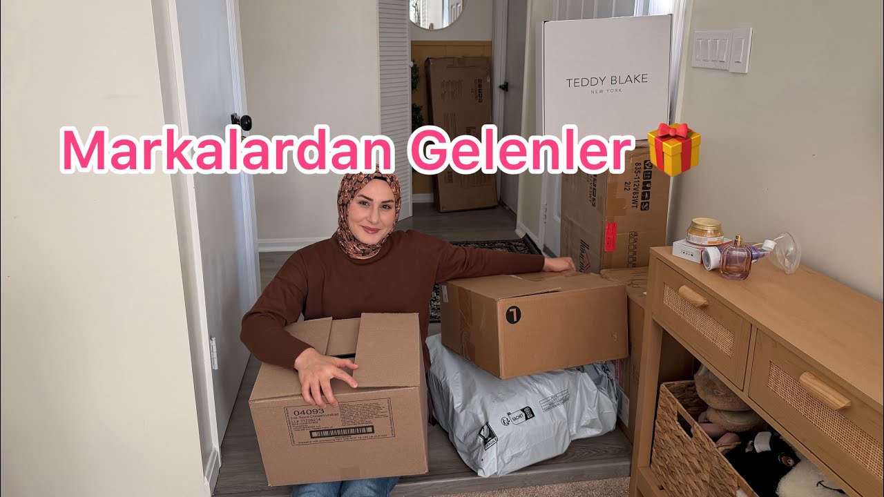 MARKALARDAN GELEN HEDİYE KARGOLARINI AÇIYORUZ 😍📦🎁 