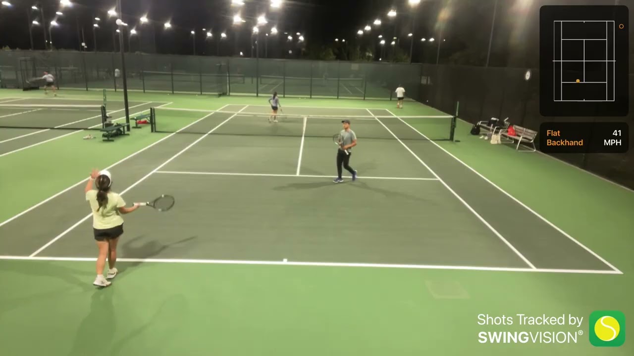 9/30/2025 mixed practice (Karissa/Kaisen v Mae/Musashi) 2-6, 5-5