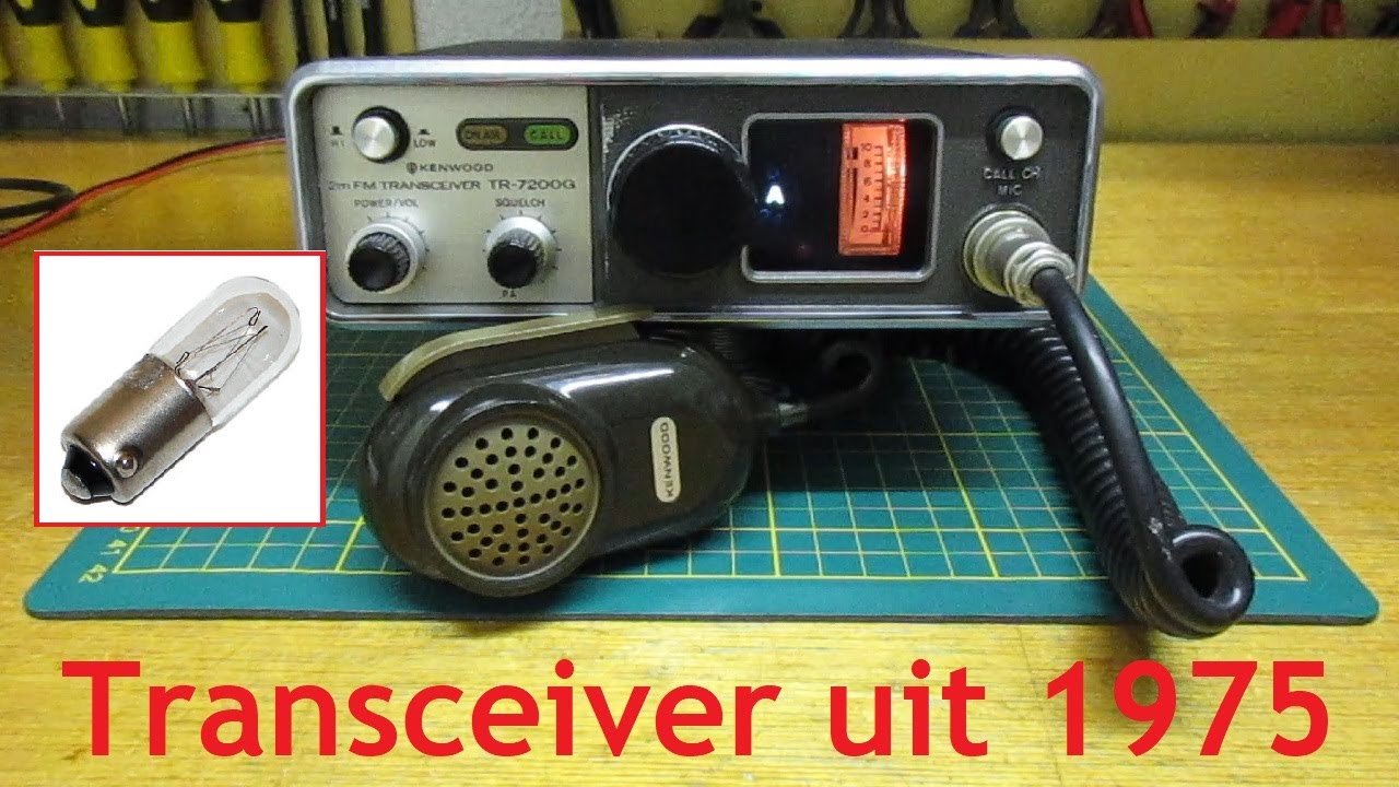 De Kenwood TR-7200G nalopen.