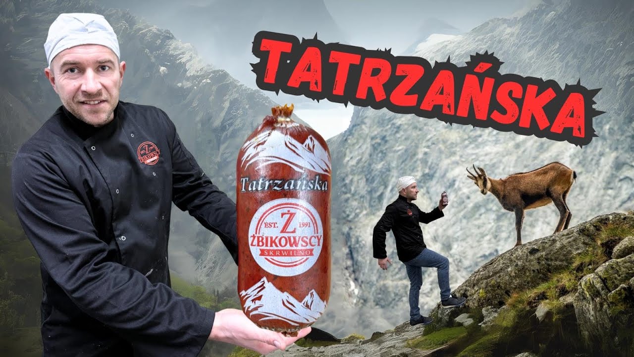 Kiełbasa TATRZAŃSKA z serem wędzonym!