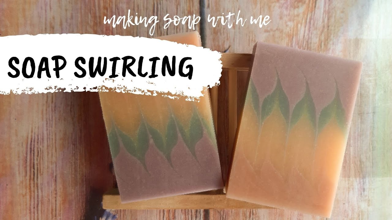Taiwan Circling Swirl Technique, Cold Process Soap Making | Soap Studio