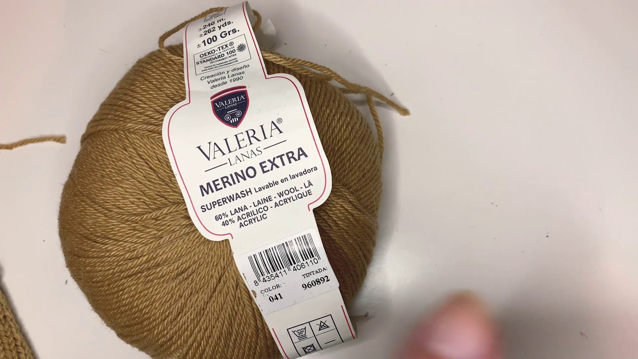 Revisión de lanas- Merino Extra Valeria di Roma
