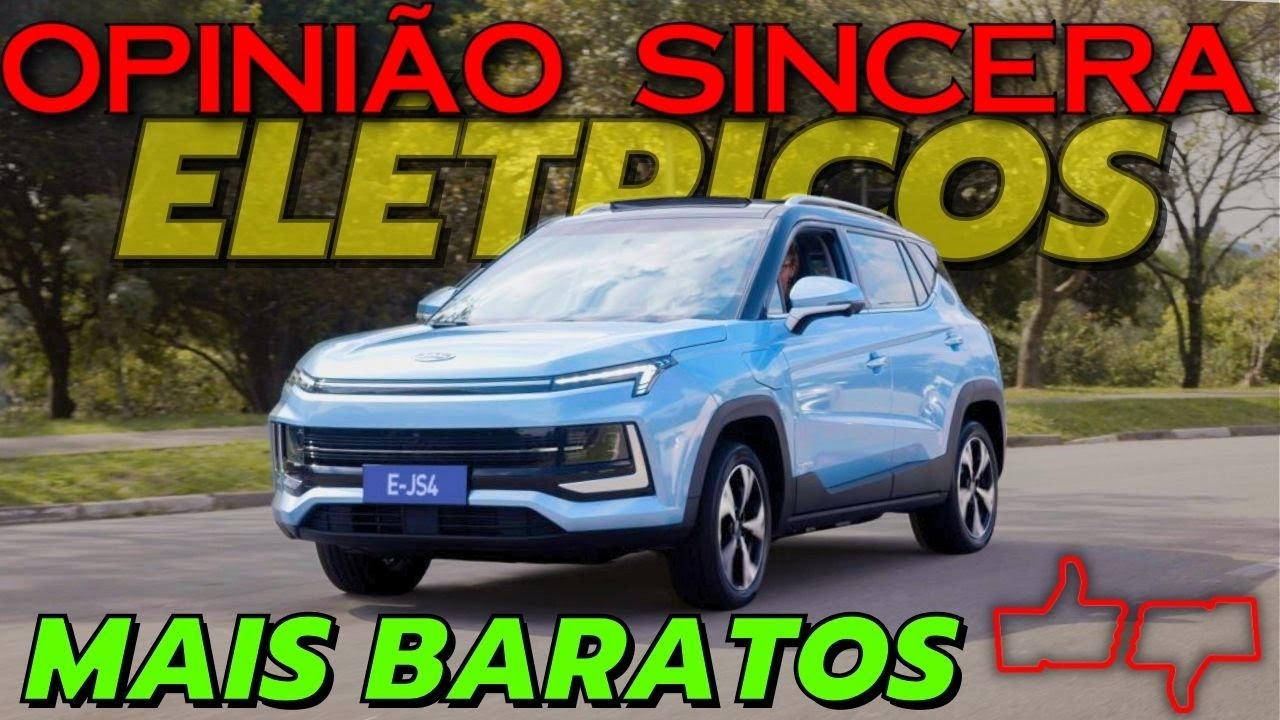Quais são os carros ELÉTRICOS mais BARATOS do Brasil? Têm boa AUTONOMIA e desempenho? Valem a pena?