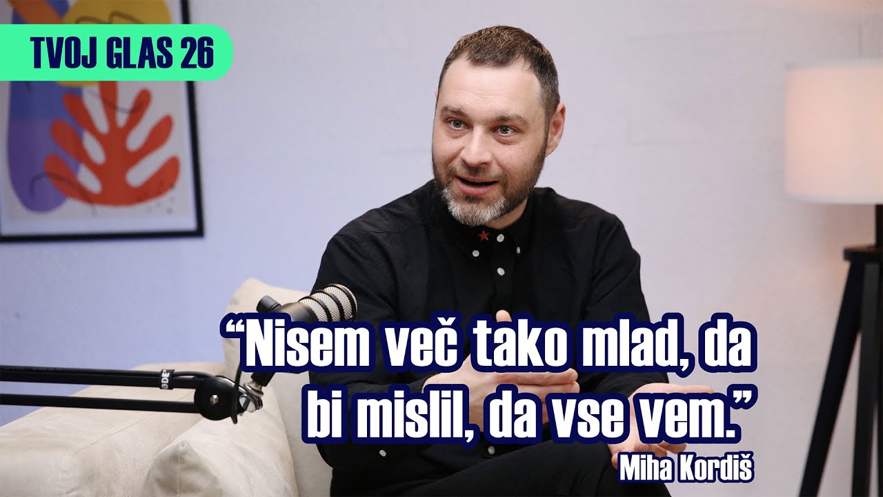 Miha Kordiš v podkastu Tvoj glas 26 o politiki, ki jo poganja ogorčenost nad nepravičnostjo